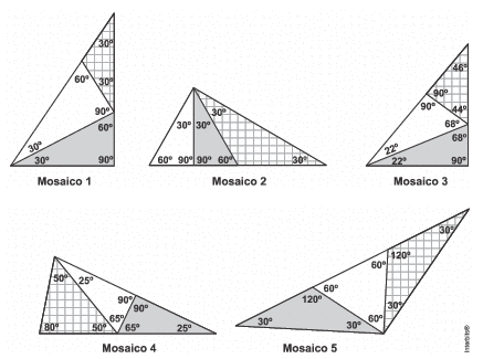 QUESTÕES DE CONCURSO DE MATEMÁTICA SOBRE TRIÂNGULOS COM GABARITO