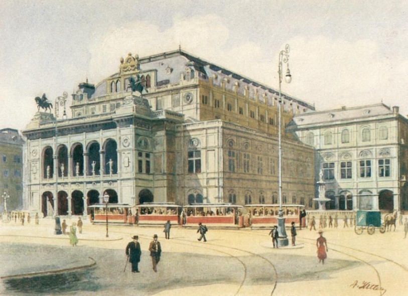 Ópera de Viena, Adolf Hitler (1912)