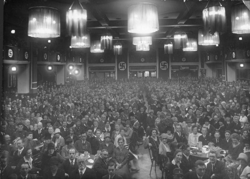 Reunião nazista em Bürgerbraükeller (1923)